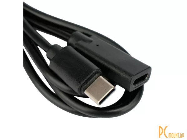 Кабель/удлинитель Cablexpert CCP-USB2-CMCF-1M USB 2.0 Type-C - USB Type-C (1 м, черный)