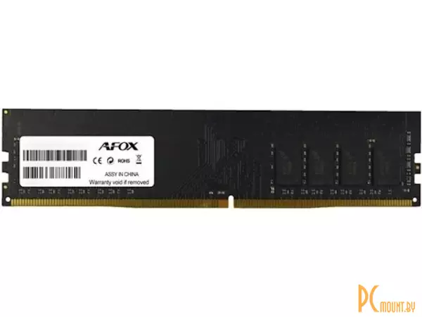 Память оперативная DDR4, 4GB, PC19200 (2400MHz), AFOX AFLD44EK1P