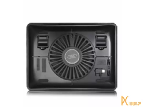 Подставка ноутбука DeepCool N1 Black (up to 15.6, Fan 1x180mm, 20dB, Pass-through USB-port)