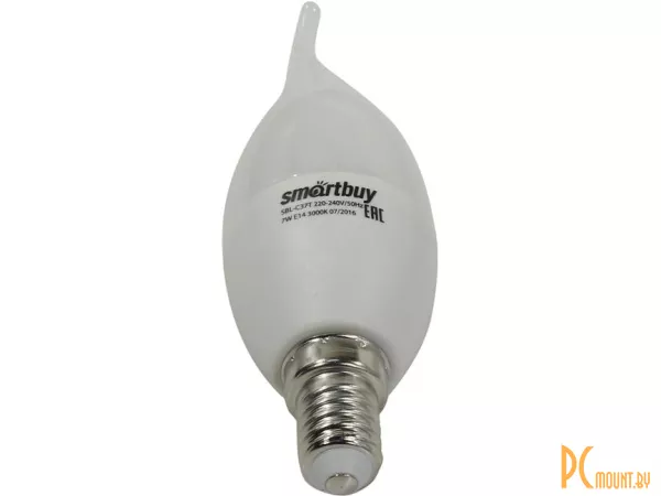 Светодиодная лампа Smartbuy SBL-C37Tip-07-30K-E14