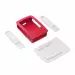 Raspberry Pi 3 Model B, Корпус пластмассовый красный/ белый,